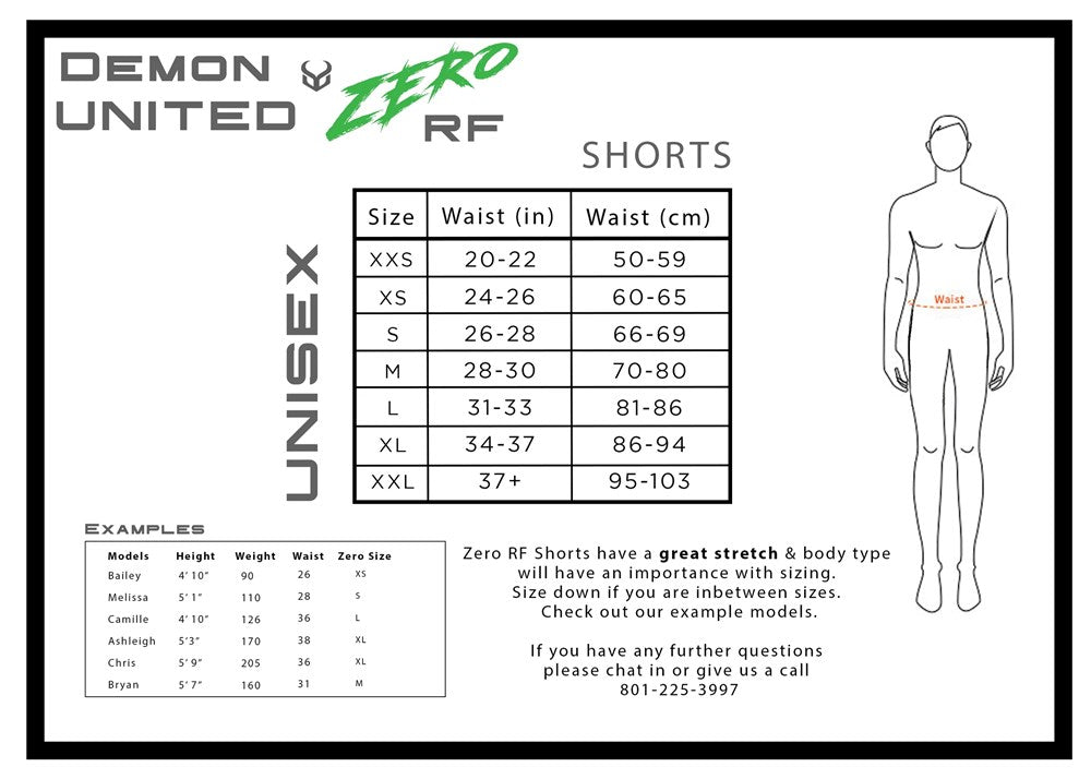 Demon Zero RF Shorts - Unisex